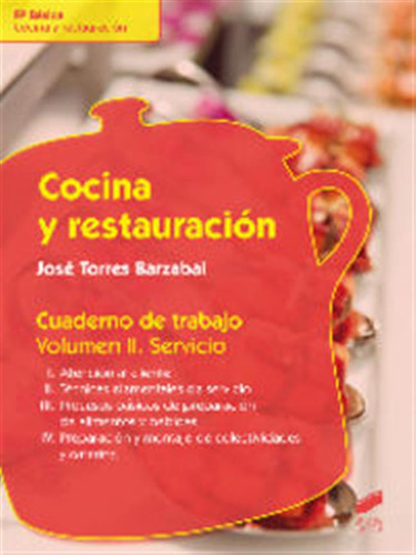 Cocina Y Restauracion, Cuaderno De Trabajo - Torres Barzabal