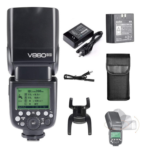 Flash De Cámara Y Accesorios Godox Gd-v860ii Sony