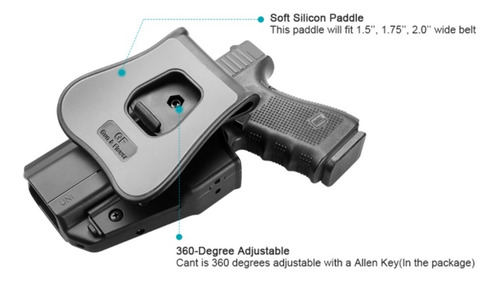Imagen 6 de 9 de Holster Funda Per Fit Universal
