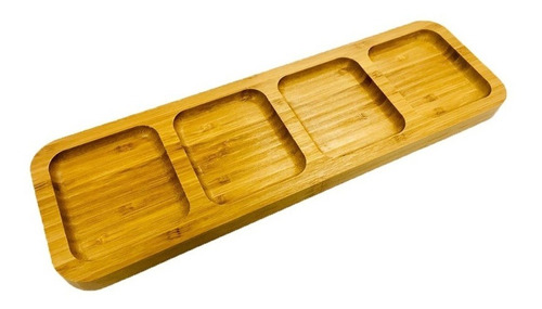 Tabla Rectangular De Madera Bamboo  | Picada | Dulces.