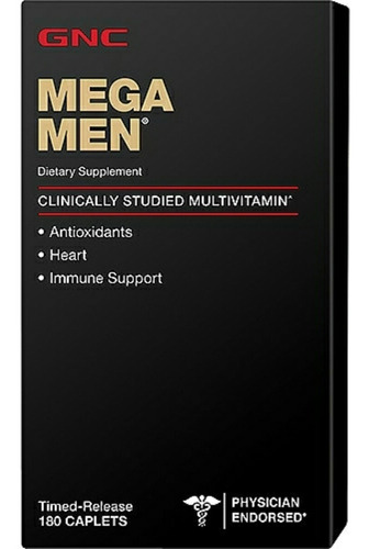 Mega Men 180 Caps Gnc Multivitaminico (( P R O M O Ç Ã O ))