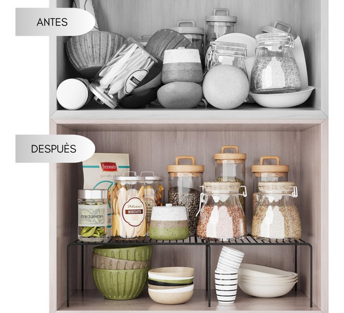 Pack 2 Repisa Extensible Almacenamiento Organizador Cocina