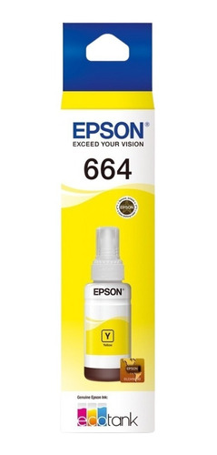 Tinta Original Epson T664 Amarillo (t664420-al)