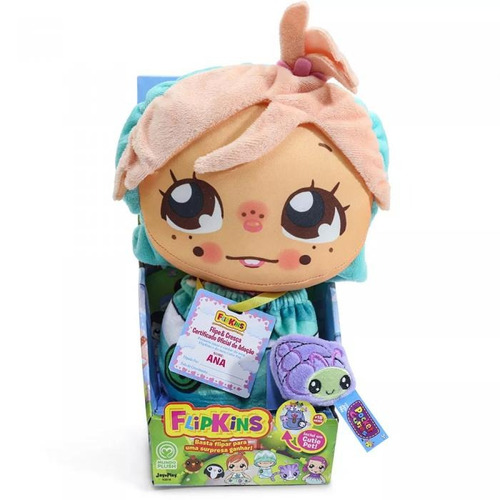 Flipkins Cute Boneca De Pano Transformável Ana- Dtc 4732