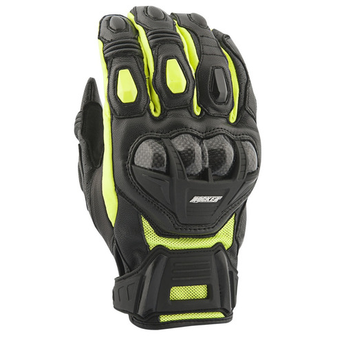 Guantes De Piel Para Moto Joe Rocket Blaster Sr Neón