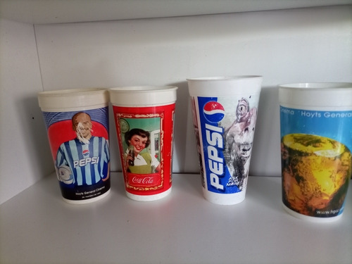 Vasos Plásticos Vintage Coca Pepsi X Unidad
