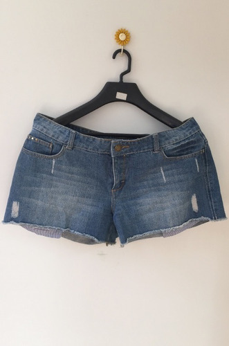 shorts jeans feminino blue steel