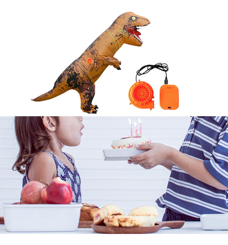 Traje De Dinossauro Inflável Traje De Corpo Crianças