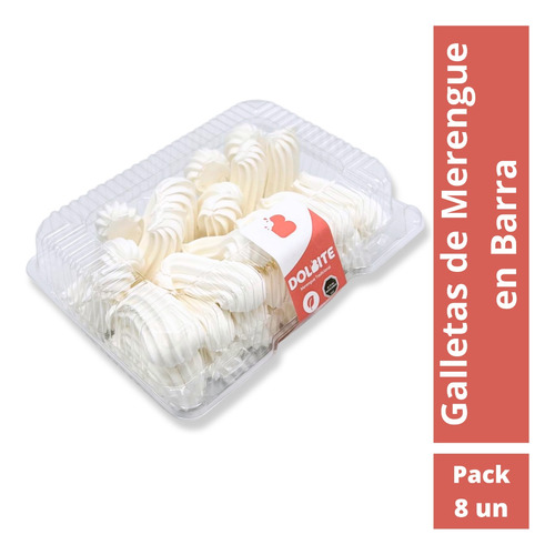 Galletas De Merengue Barra 125 Gr - Pack 8 Un - Dolbite