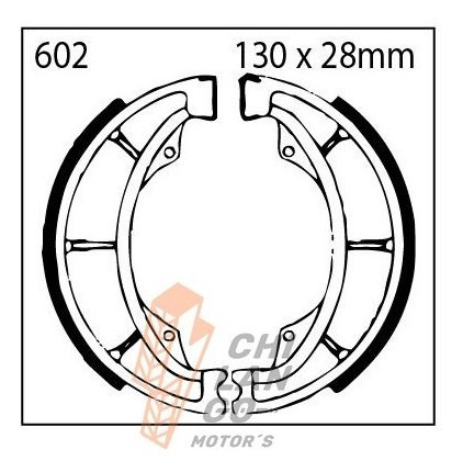 Balata De Tambor Para  Suzuki Dr 200 Se Trojan 96-13