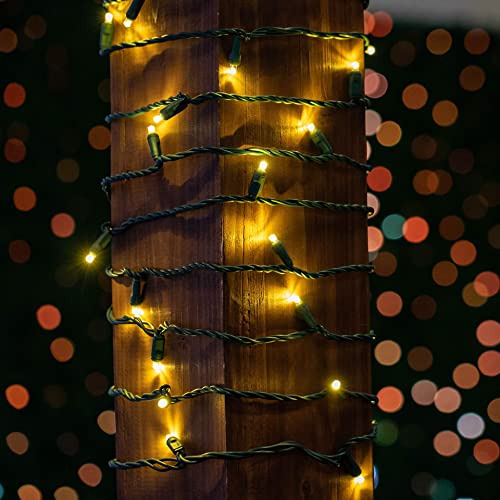 Guirnalda 100 Luces Led Navidad 10.36 Metros Interiores Exte