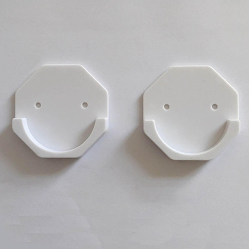 Adhesive Shower Curtain Rod Holder Clothes Rail Bracket For