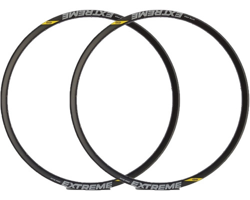 Kit Aro 29 Par Vzan Extreme Pro Disc 32 Furos Preto Tubeless