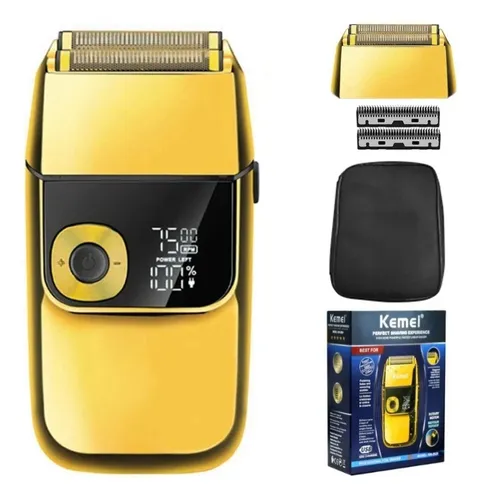 Máquina Afeitadora Rasuradora Kemei Km-2028 Dorada 100v/240v