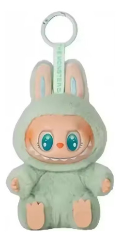 Labubu Peluche Llavero, Regalo Niños, Colores (14x8cm Aprox) Verde Claro