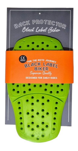Imagen 4 de 10 de Protector Espalda Black Label Biker Certificado Ce2