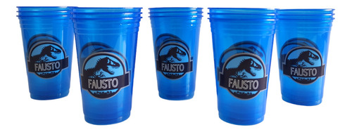 Vasos Jurassic World Cumpleaños Personalizados