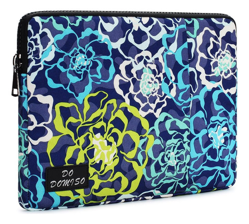 Funda De Notebook Acolchada 11  Con Bolsillo Exterior Azul