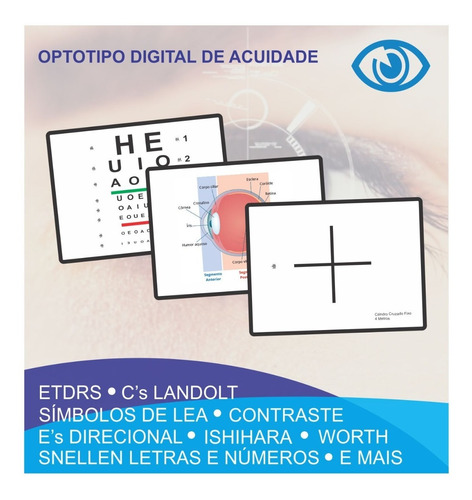 Optotipo Digital De Acuidade Para Optometria / Oftalmologia