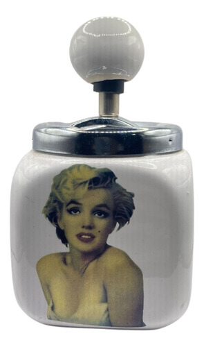 Cinzeiro Cerâmica Retro Marilyn Monroe Quadrado