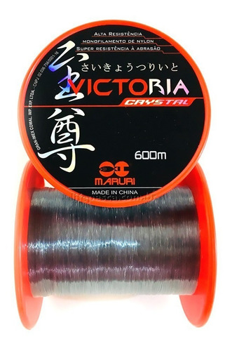 Linha Mono Victoria Crystal 0,23mm 7lb/3kg (600m) - Maruri