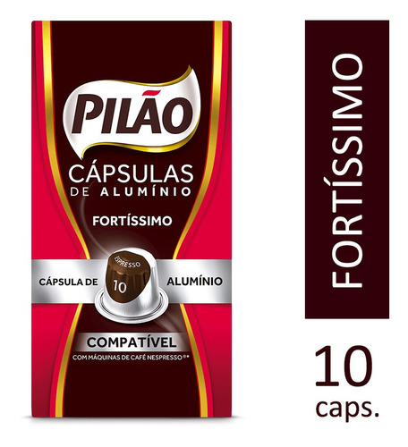 Cápsulas Café Pilão Fortíssimo 10 - 10un