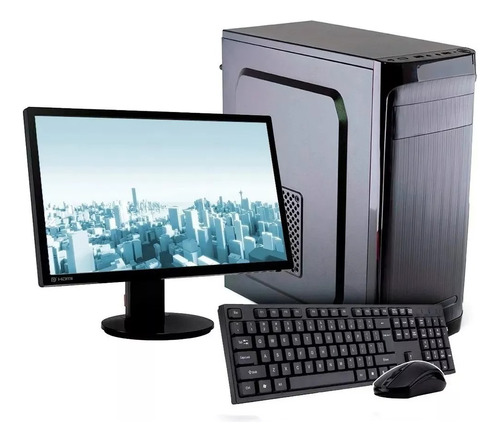 Pc Dual Core 8 G Ssd 120 Monitor 19 Kit W Fi W10 Oulet 