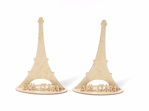 20 Torres Eiffel Personalizada 20cm Em Mdf Cru Lembrancinhas