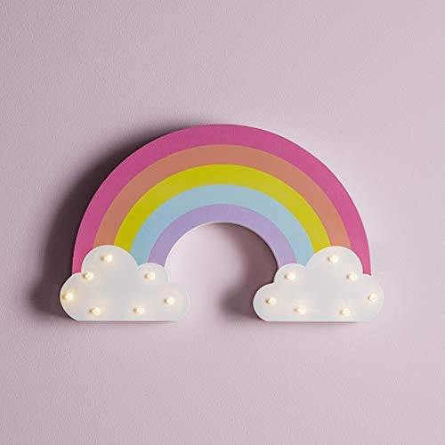 Lights4fun, Inc. Rainbow Funciona Con Batería Led Luz Noctur