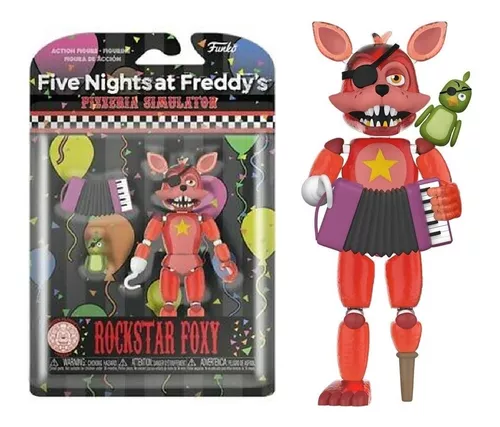 Kit 5 Bonecos Five Nights At Freddys Glows In The Dark Funko