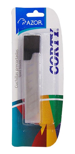 Navaja Para Cutter Corty 460n Paquete Con 10 Pzs 18 Mm