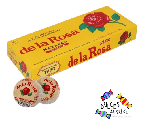 Mazapan Original De La Rosa 30pz 28g-frescura Garantizada