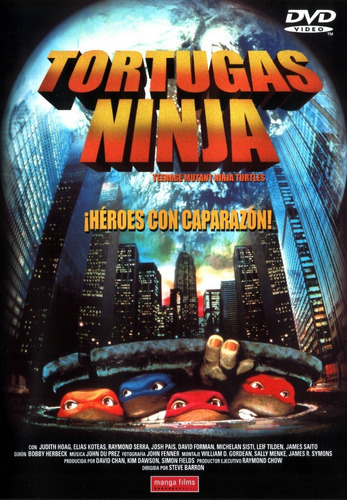 Las Tortugas Ninja Películas Saga Completa Dvd