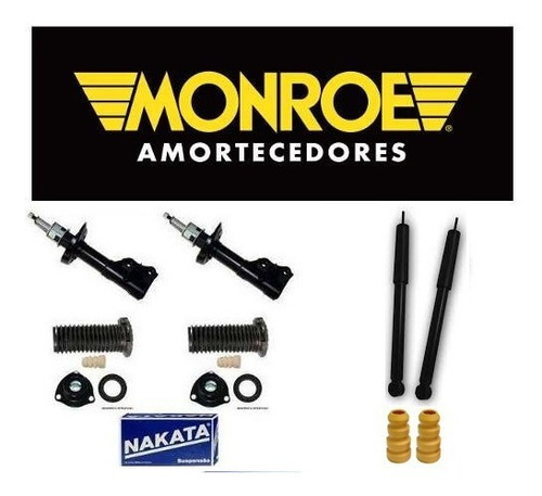 2 Amortecedor Diant Kit New Civic - Origin Monroe Nakata