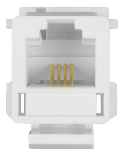 Conector Fêmea Rj11 Keystone Telefonia Cat3 4 Vias 20 Pçs