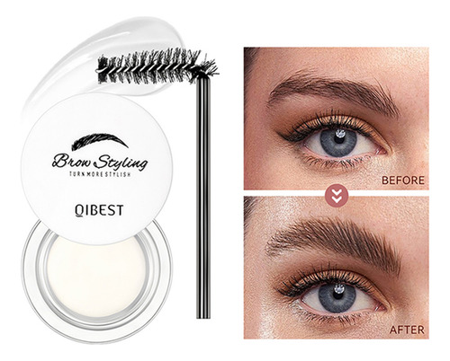 Crema Modeladora De Cejas, Gel Transparente, Pegamento Y Sec