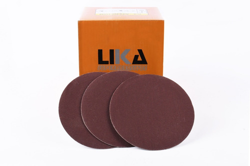 100pzs. Lija Disco Esmeril Lona 5 Pulgadas Velcro Grano 220