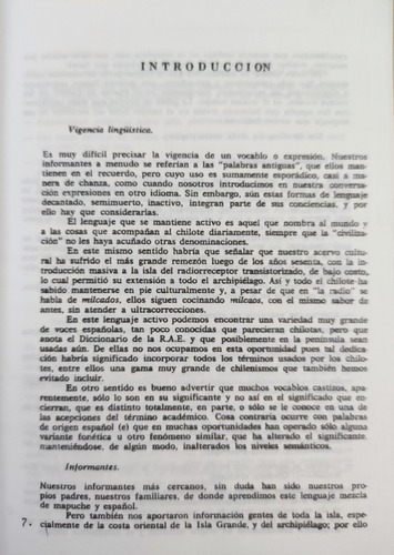 Apuntes Para Un Diccionario De Chiloé. Renato Cárdenas 1985 (Reacondicionado)