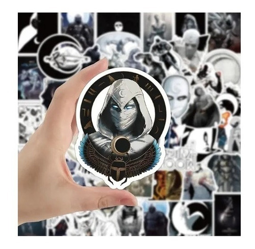 Stickers Autoadhesivos - Moon Knight (50 Unidades)