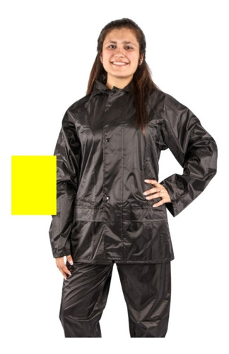 Equipo Para Lluvia Unisex En Nylon Amarillo Talle Xxl 