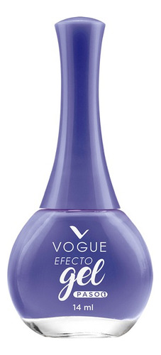 Esmalte de uñas color Vogue Efecto Gel de 14mL color Poderosa