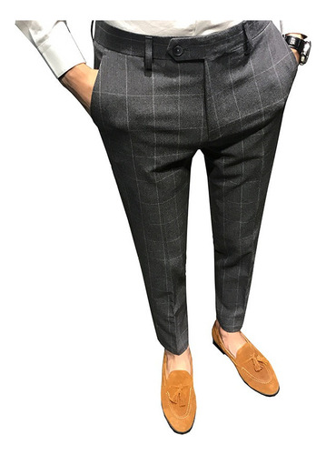 General Pantalon De Vestir Hombre Clásico Formal Slim A