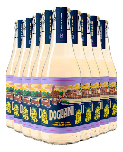 Jugo De Uva Natural Dogliani Caja X 9 X 500ml. - Sin Tacc