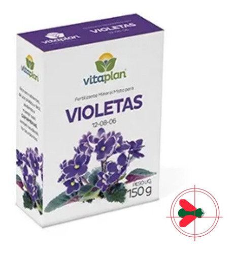 Fertilizante Farelado Para Violetas 150g Vitaplan
