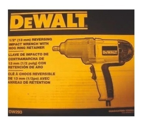 Imagen 3 de 6 de Pistola Impacto Dewalt 1/2 Dw293 7.5 Amp