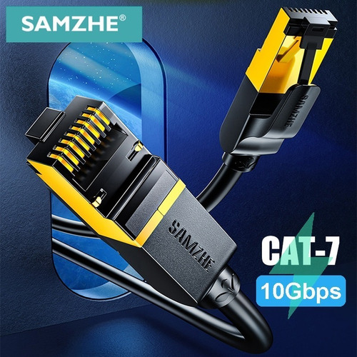 Imagen 2 de 10 de Cable De Red, Lan,ethernet,internet Sstp Cat 7 , 20 Metros