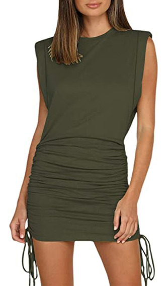 Vestido Viernes Negro Sólido Cómodo Cuello O Verano Hombro F Vestido Viernes Negro Sólido Cómodo Cuello O Verano Hombro F