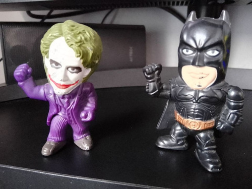 2 Figuras Batman Y Joker The Dark Knight Promo Nestlé Quik (Usado)