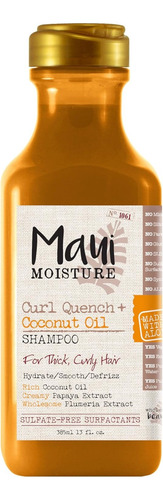 Maui Moisture Shampoo Control De Rizos Aceite De Coco 385ml