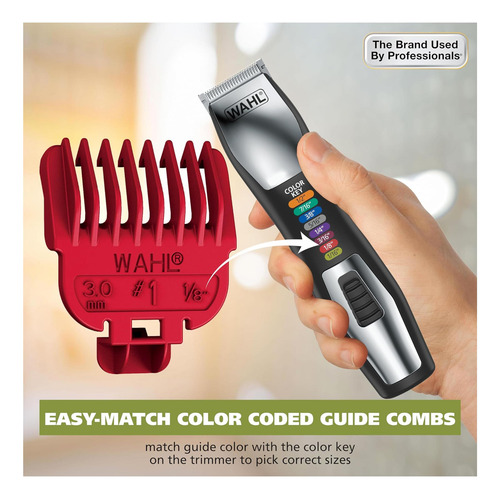 Wahl Color Pro: Recortadora De Barba, Versátil Y Codificada